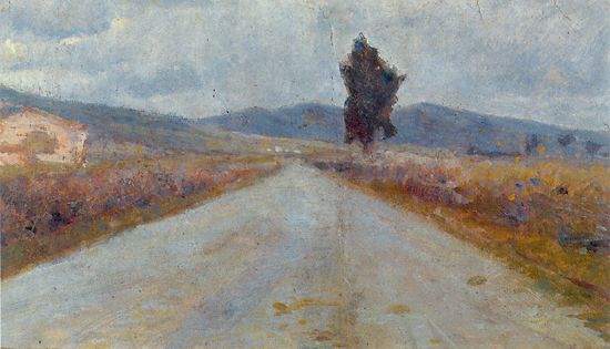 Амедео Модильяни - Тосканская дорога 1899