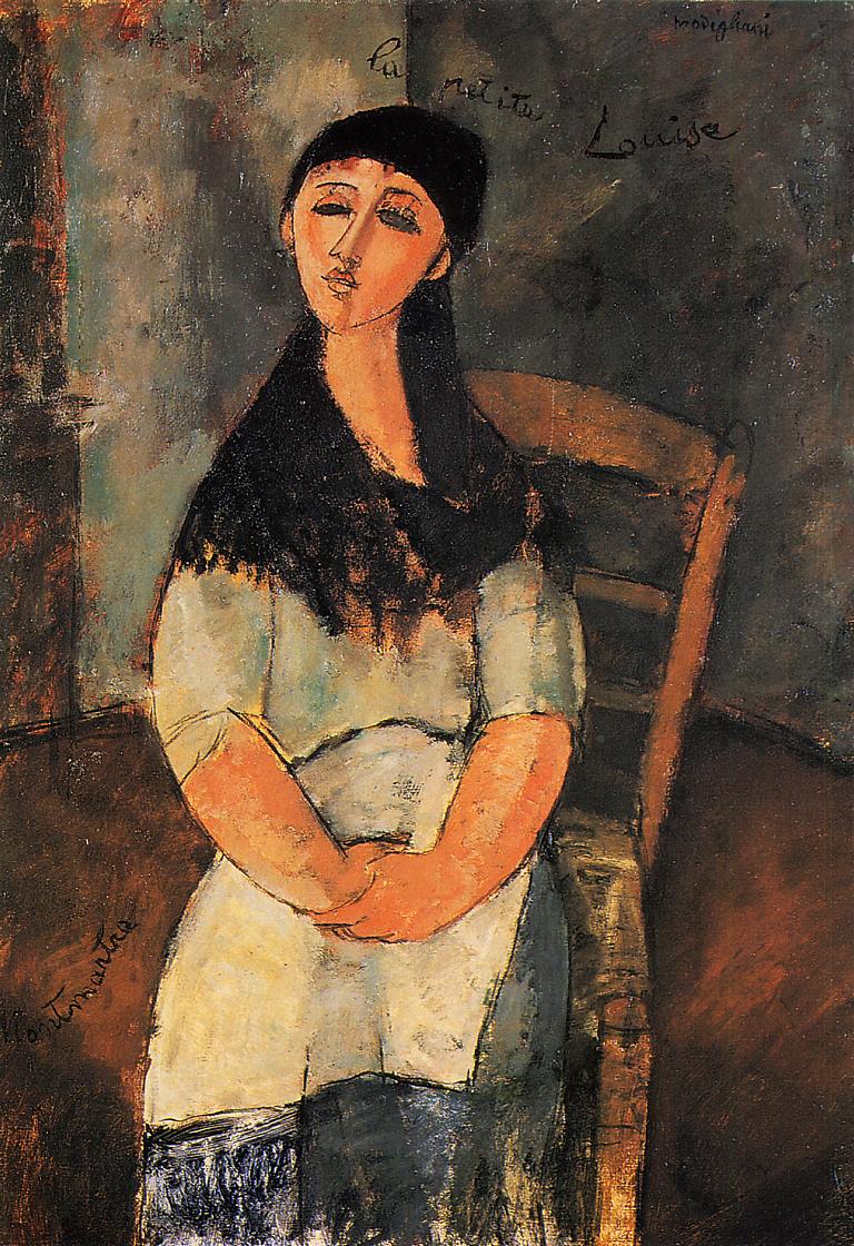 Amedeo Modigliani - Маленькая Луиза 1915