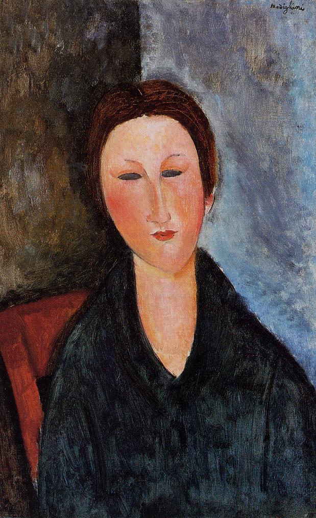 Amedeo Modigliani - Бюст молодой женщины. Мадемуазель Марте 1915-1920
