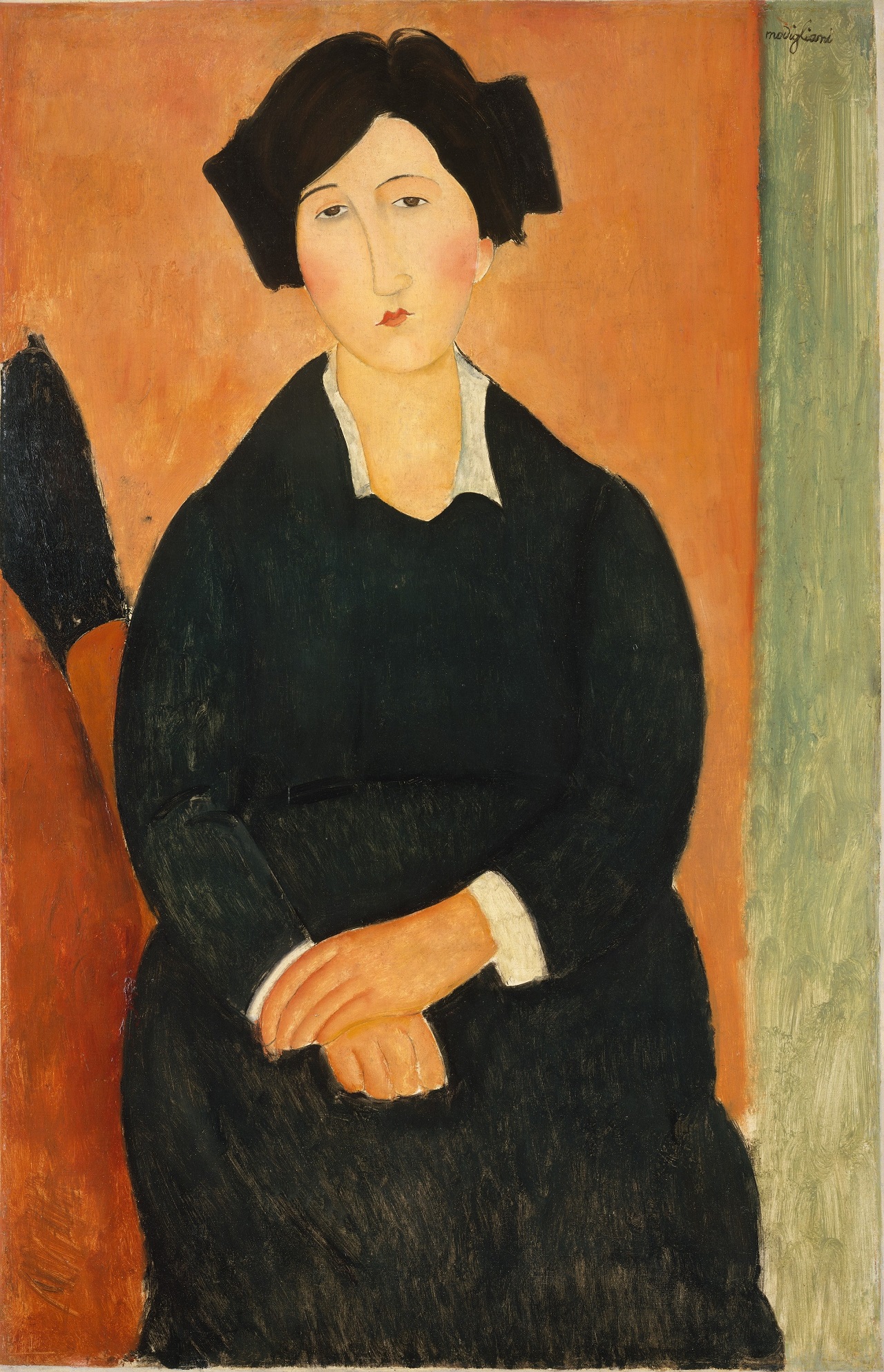 Amedeo Modigliani - Итальянская женщина 1917