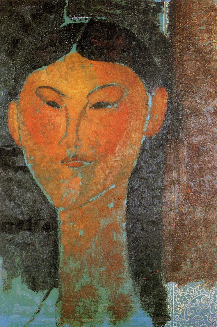 Amedeo Modigliani - Портрет Беатрис Хастингс 1915