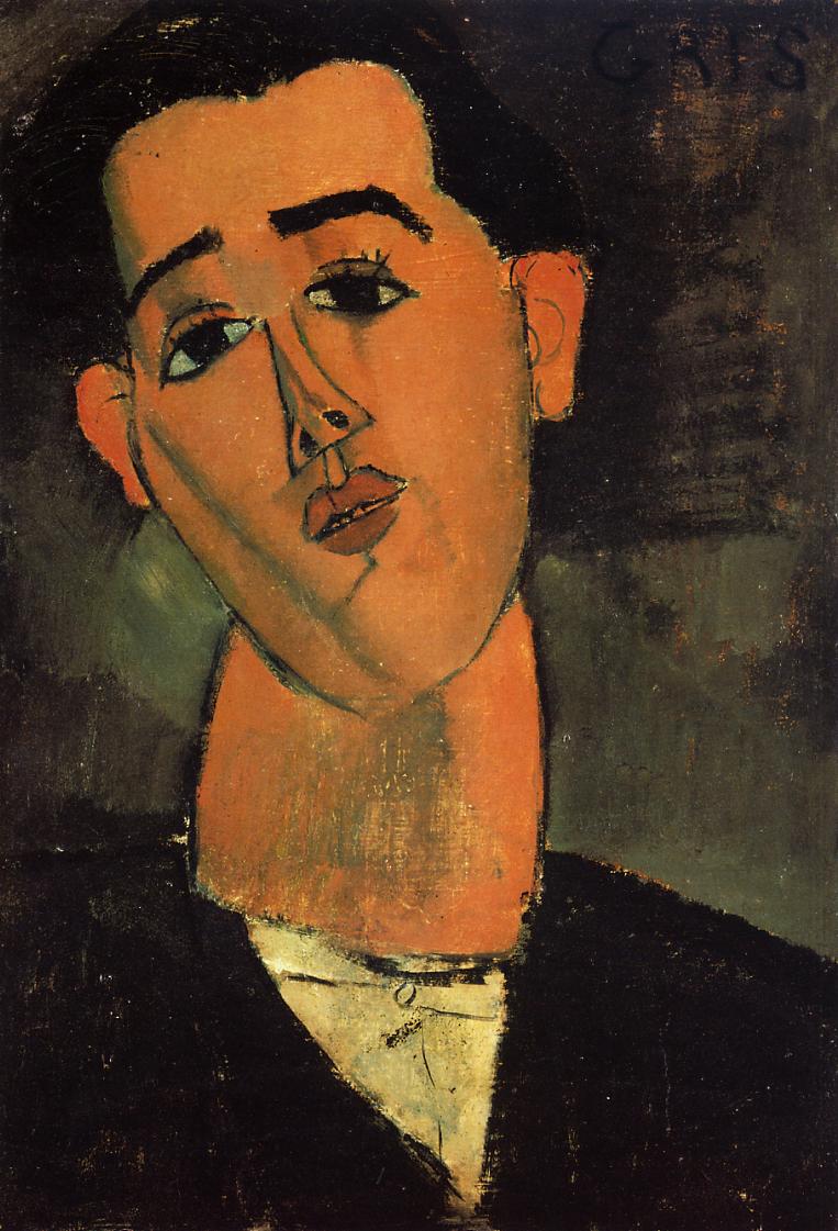 Amedeo Modigliani - Портрет Хуана Гриса 1915