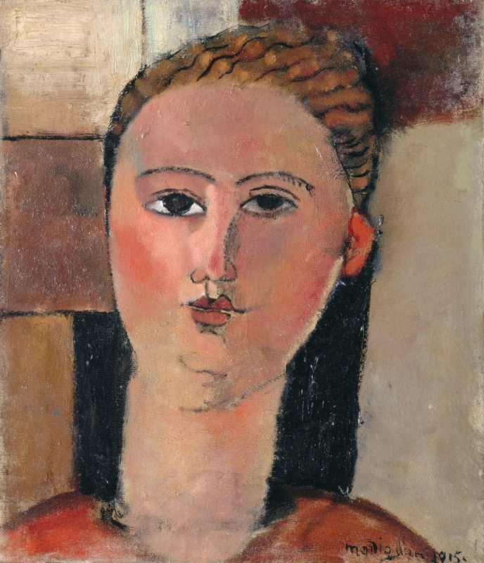 Amedeo Modigliani - Рыжеволосая девушка 1915