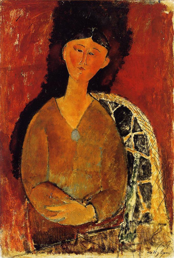 Amedeo Modigliani - Беатрис Хастингс, сидя 1915