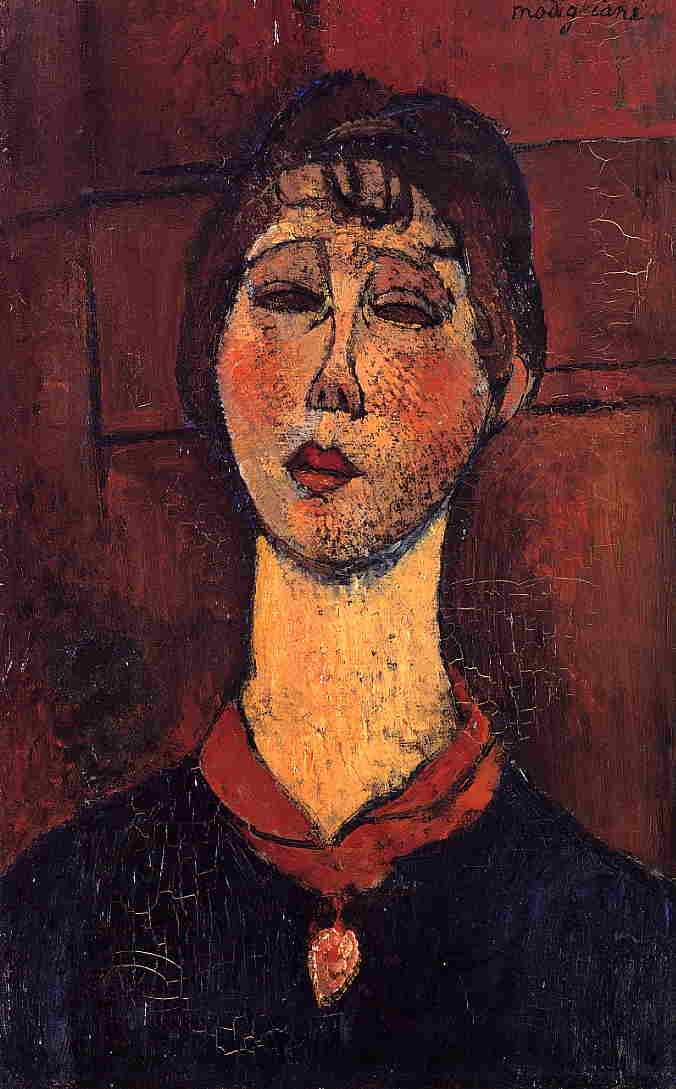 Amedeo Modigliani - Мадам Дориваль 1916