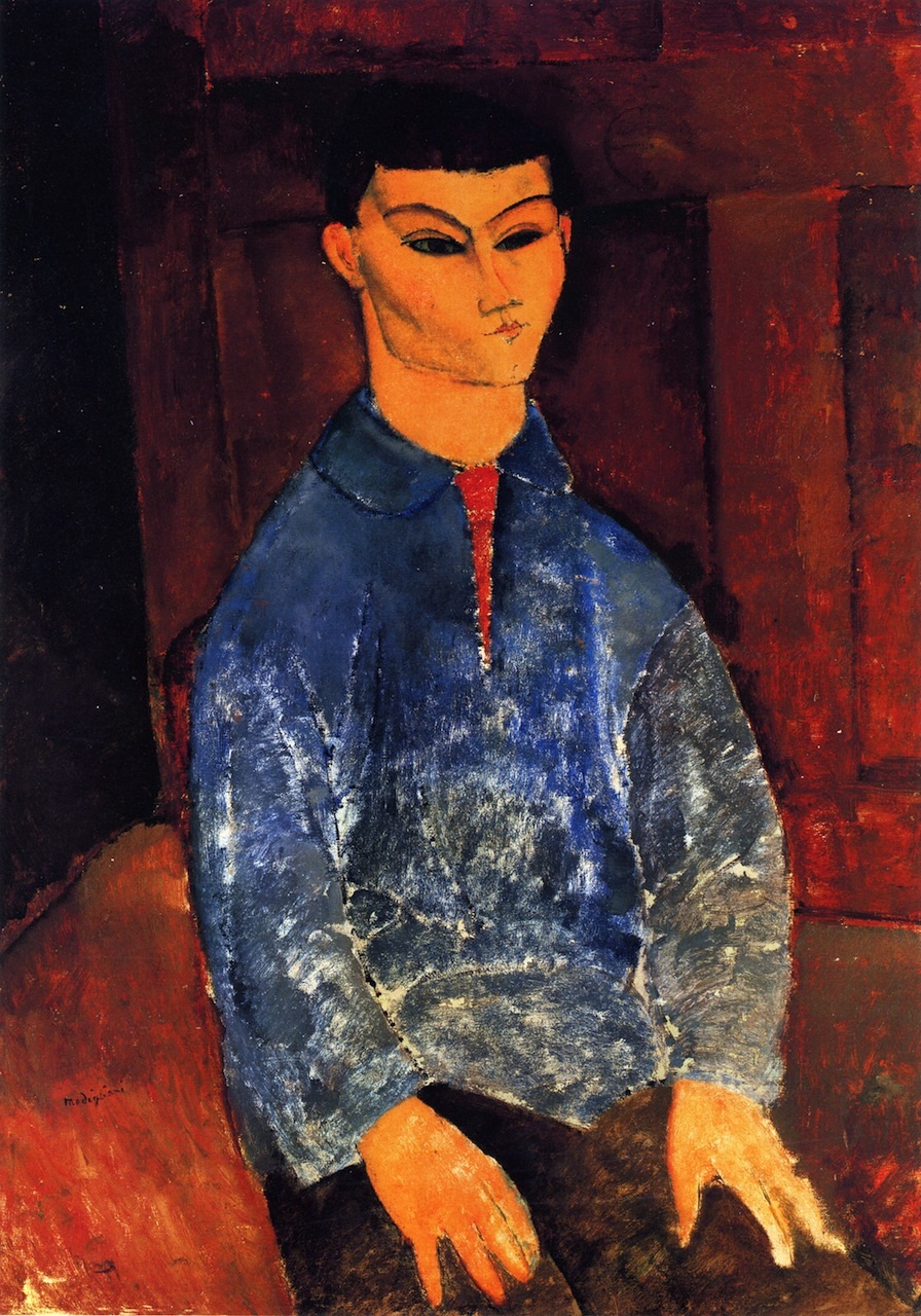 Amedeo Modigliani - Портрет Моиса Кислинга 1916