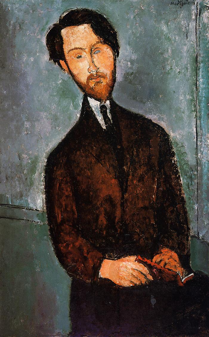 Amedeo Modigliani - Портрет Леопольда Зборовски 1916