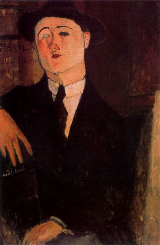 Amedeo Modigliani - Портрет Поля Гийома 1916