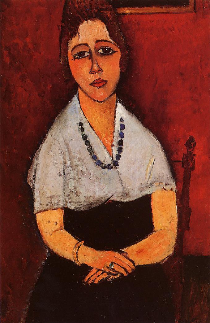 Amedeo Modigliani - Елена Пикар 1917