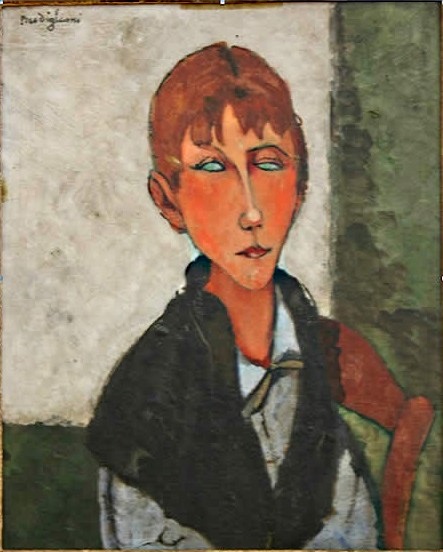 Amedeo Modigliani - Хозяйка 1917