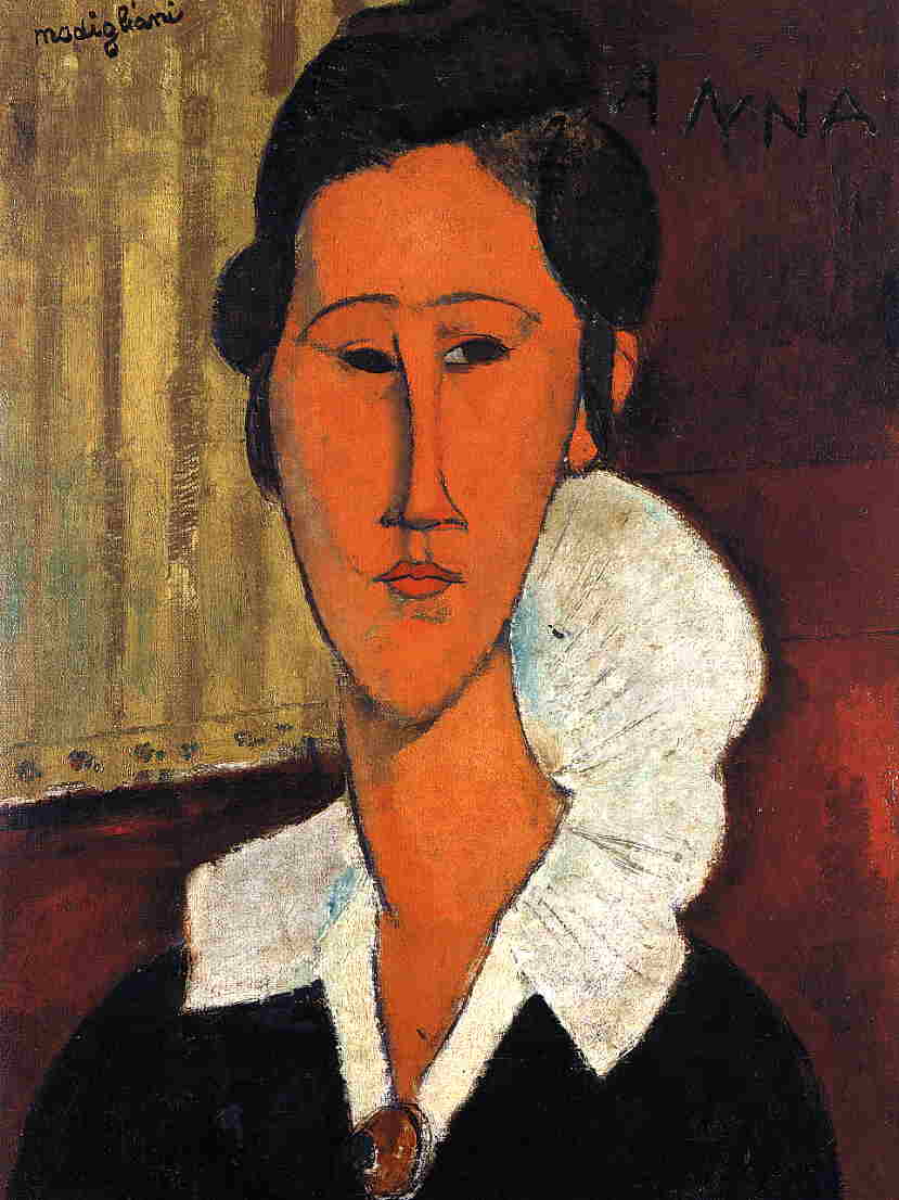 Amedeo Modigliani - Анна. Ханка Зборовская 1917