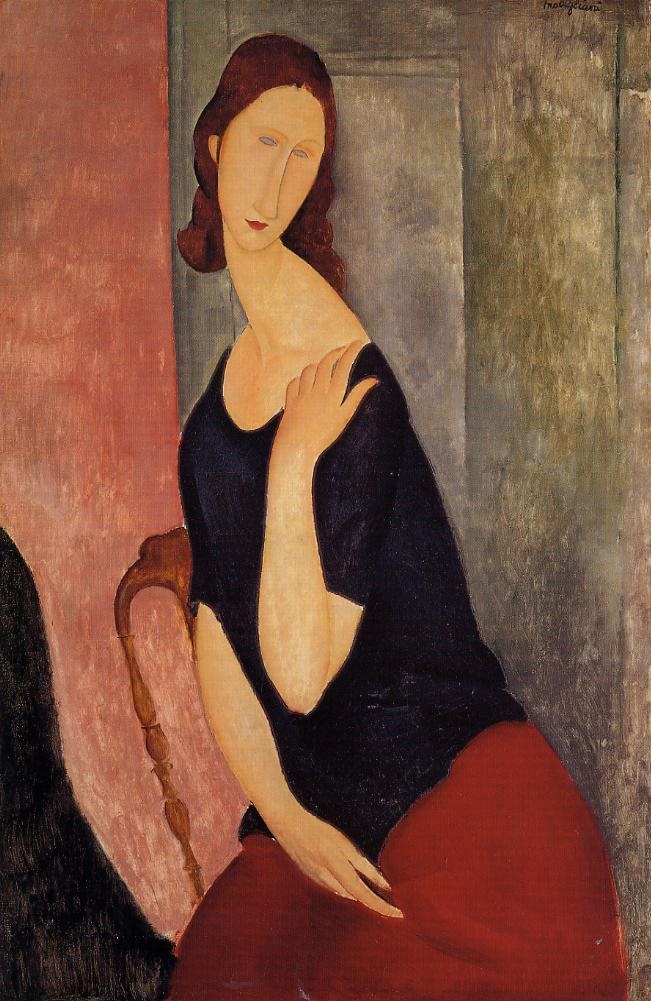 Amedeo Modigliani - Портрет мадам Л 1917