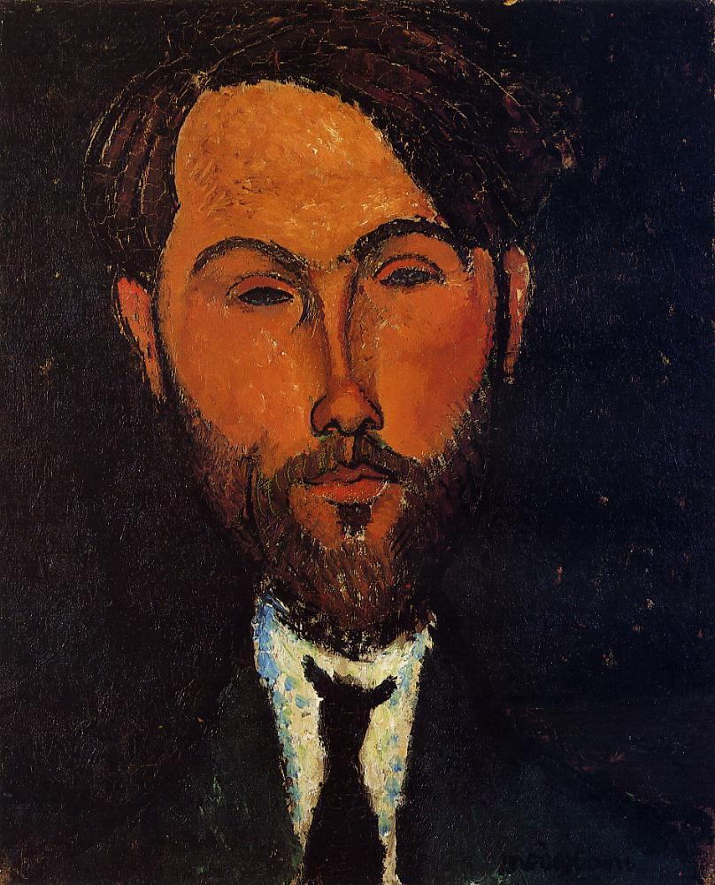 Amedeo Modigliani - Портрет Леопольда Зборовски 1917