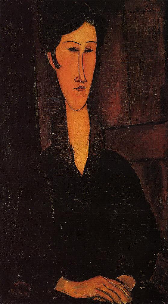 Amedeo Modigliani - Портрет мадам Зборовской 1917