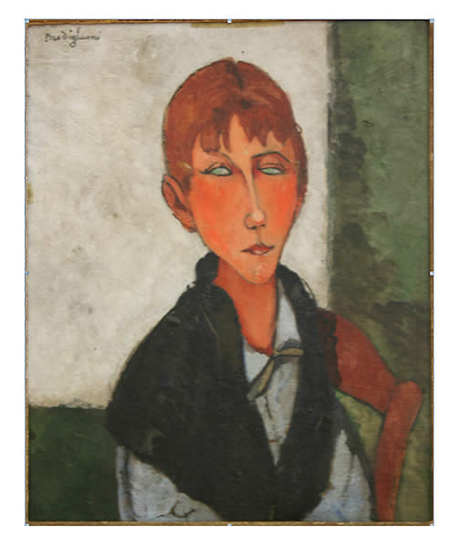 Amedeo Modigliani - Хозяйка 1917