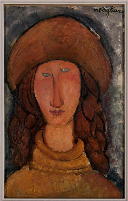 Amedeo Modigliani - Жанна Эбютерн 1918