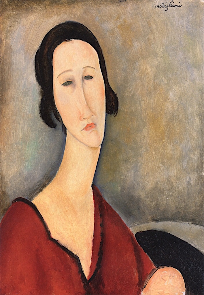 Amedeo Modigliani - Г-жа Ханка Зборовска 1918