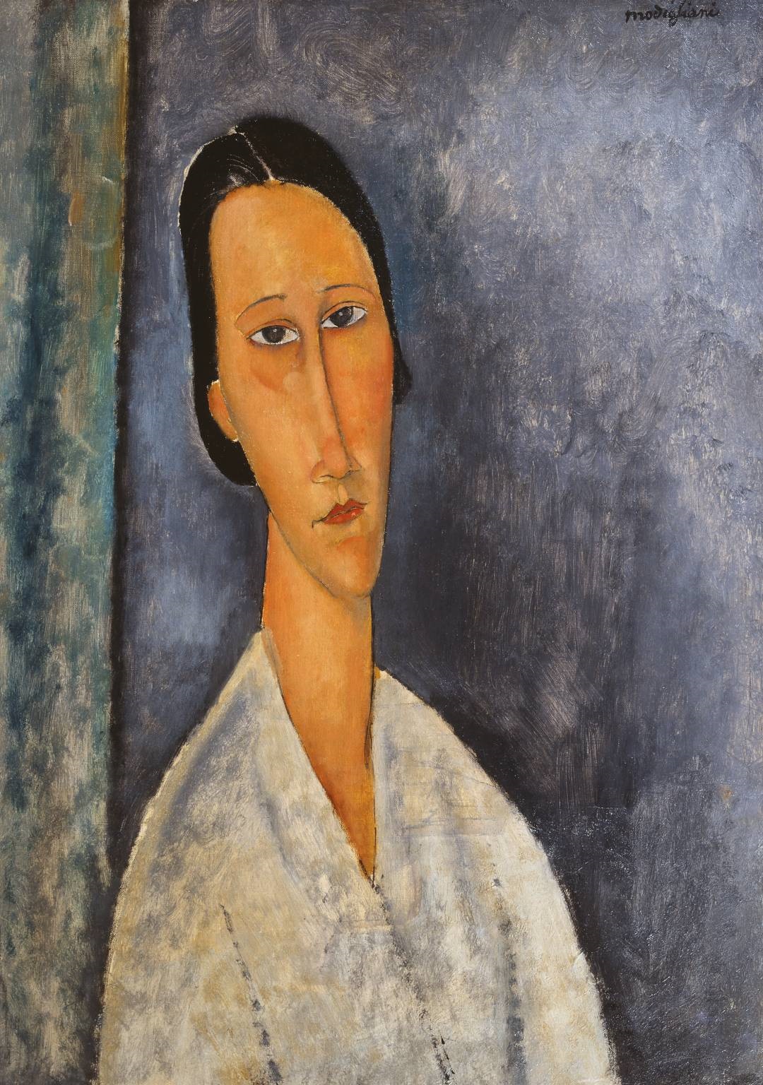 Amedeo Modigliani - Мадам Ханка Зборовскаa 1918