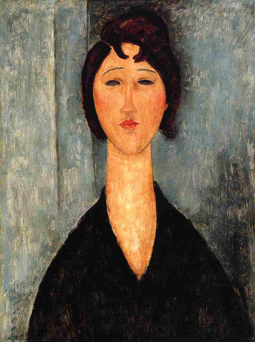 Amedeo Modigliani - Портрет молодой женщины 1918