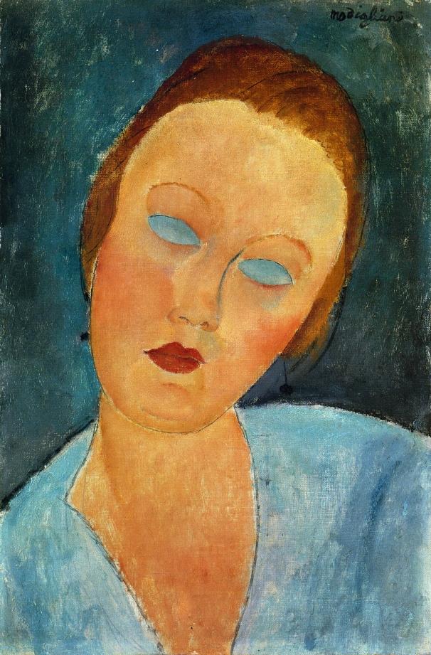 Amedeo Modigliani - Портрет мадам Сурваж 1918