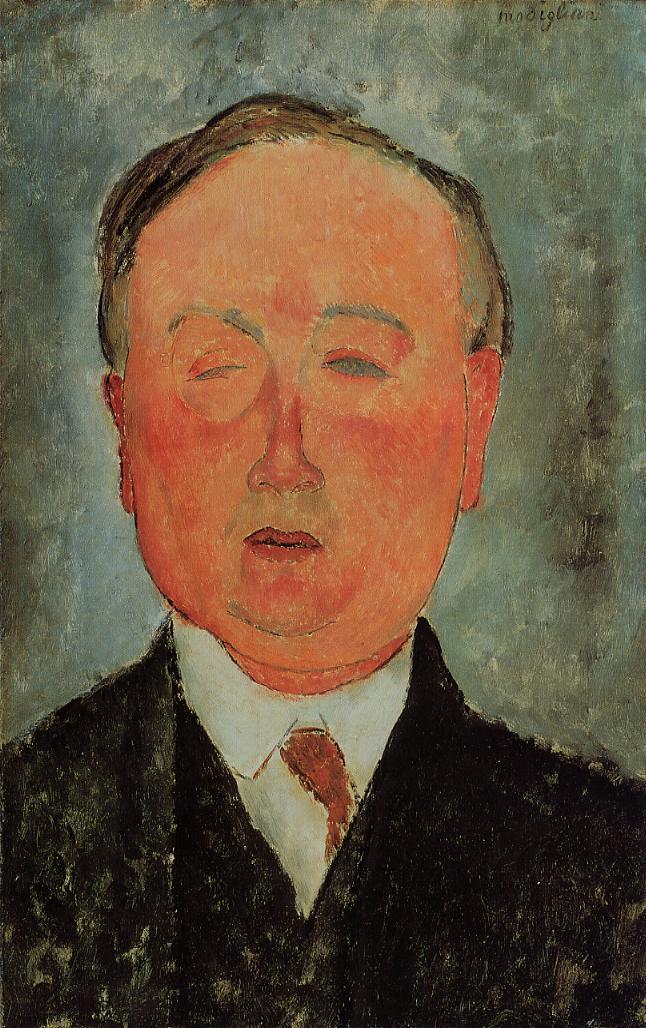 Amedeo Modigliani - Мужчина с моноклем 1918