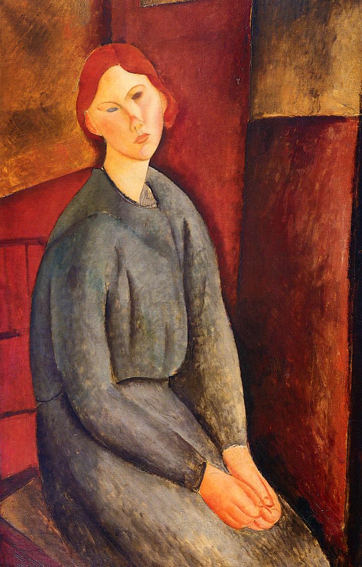 Amedeo Modigliani - Энни Бьярне 1919
