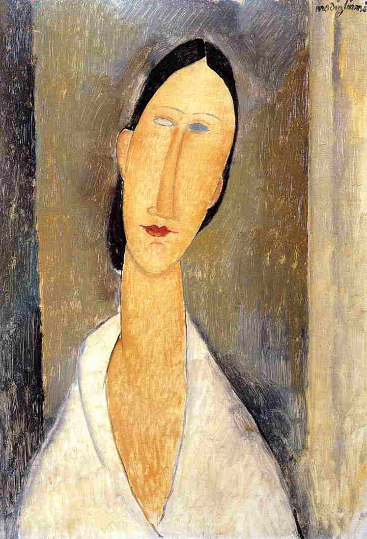 Amedeo Modigliani - Ханка Зборовская 1919