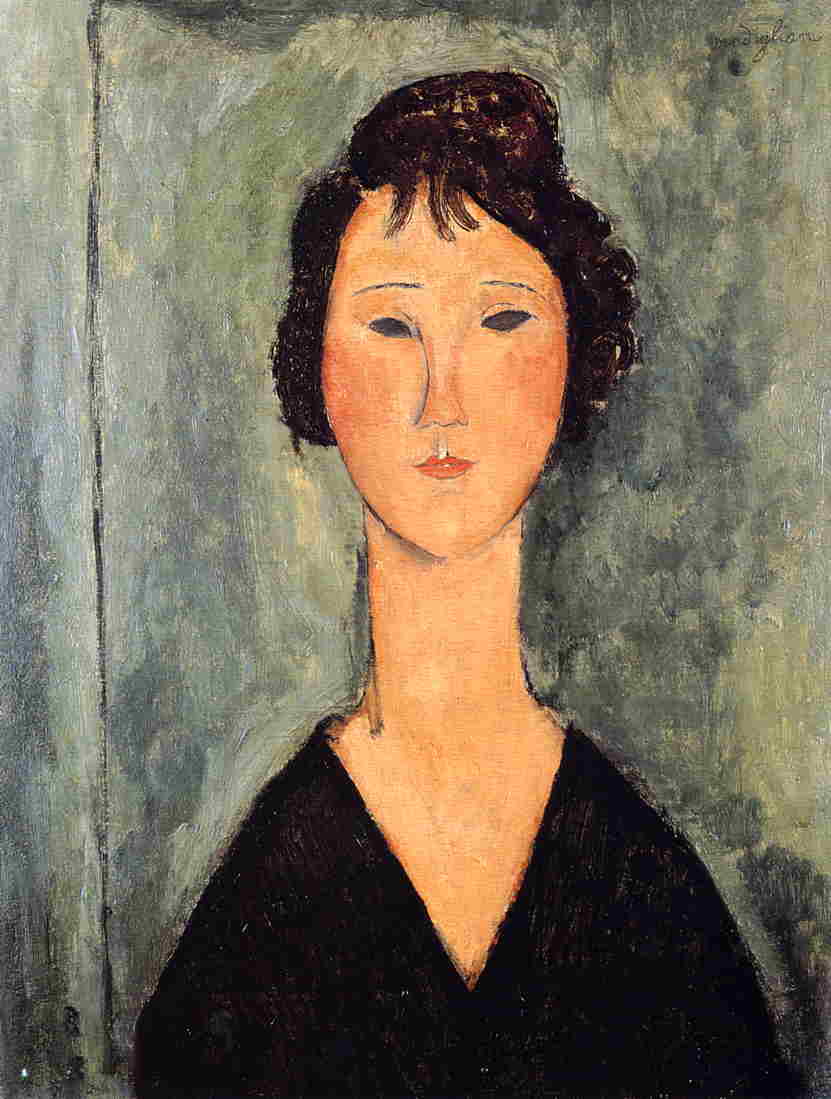 Amedeo Modigliani - Портрет женщины 1919