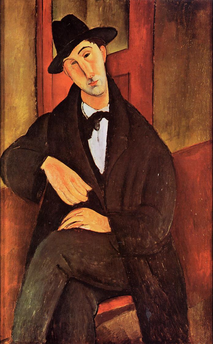 Amedeo Modigliani - Портрет Марио Варфольи 1919