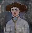 Amedeo Modigliani - Head of a Young Woman 1908