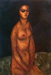 Amedeo Modigliani - Seated nude 1908
