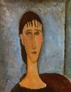 Amedeo Modigliani - Portrait of a Young Girl 1910