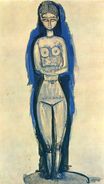Amedeo Modigliani - Standing Nude 1911