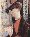 Amedeo Modigliani - Portrait of Frank Haviland Burty 1914