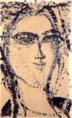 Амедео Модильяни - Голова женщины 1915