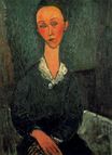 Amedeo Modigliani - A woman with white collar 1916
