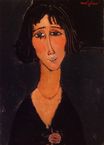 Amedeo Modigliani - Young Girl Wearing a Rose 1916