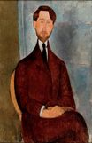 Амедео Модильяни - Портрет Леопольда Зборовски 1917