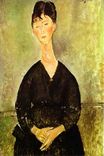 Amedeo Modigliani - Cafe Singer 1917