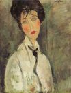 Amedeo Modigliani - Woman with a Black Tie 1917