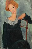 Амедео Модильяни - Рыжеволосая женщина 1917