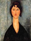 Амедео Модильяни - Портрет молодой женщины 1918