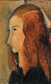 Amedeo Modigliani - Portrait of Jeanne Hebuterne 1918