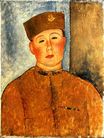 Amedeo Modigliani - The Zouave 1918