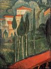 Amedeo Modigliani - Landscape, Southern France 1919