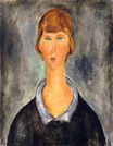 Amedeo Modigliani - Portrait of a Young Woman 1919