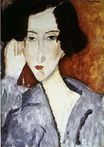 Amedeo Modigliani - Portrait of Madame Rachele Osterlind 1919