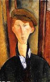 Amedeo Modigliani - Young Man with Cap 1919