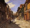Клод Моне - Улица Баволь. Онфлёр 1864