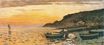 Клод Моне - Морское побережье в Сент-Адрес, закат 1864